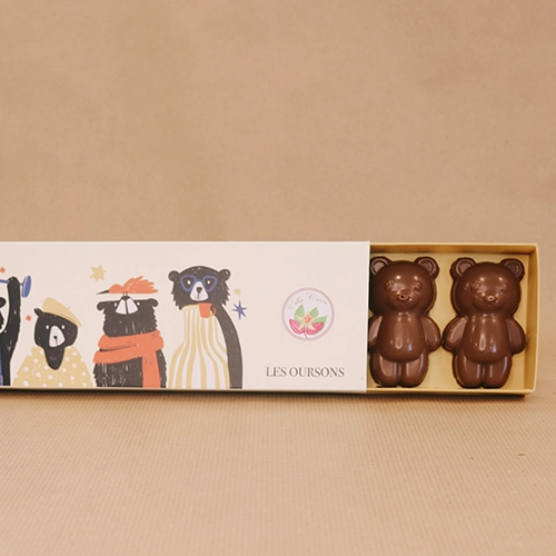 Nounours praliné guimauve